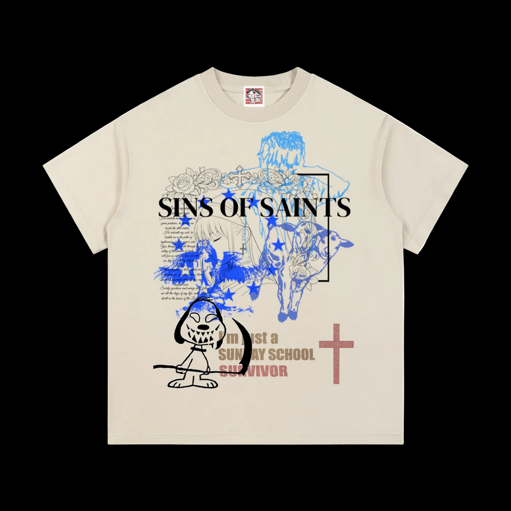 “SUNDAY SCHOOL SURVIVOR” TEE
